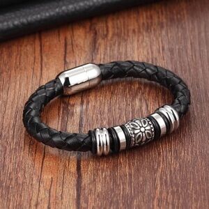 Braided Leather Bracelet